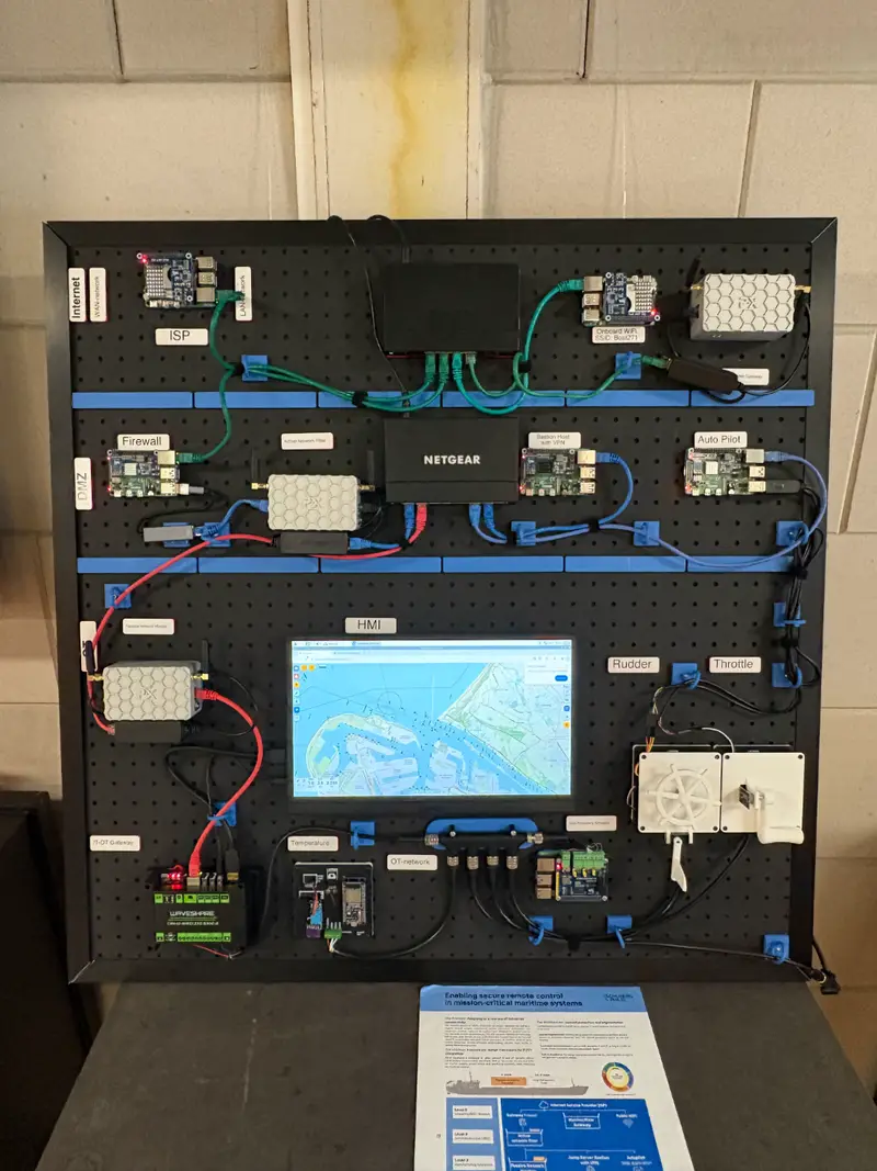 The maritime security demo board